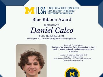 2021 UROP Spring Symposium Blue Ribbon IG 1 